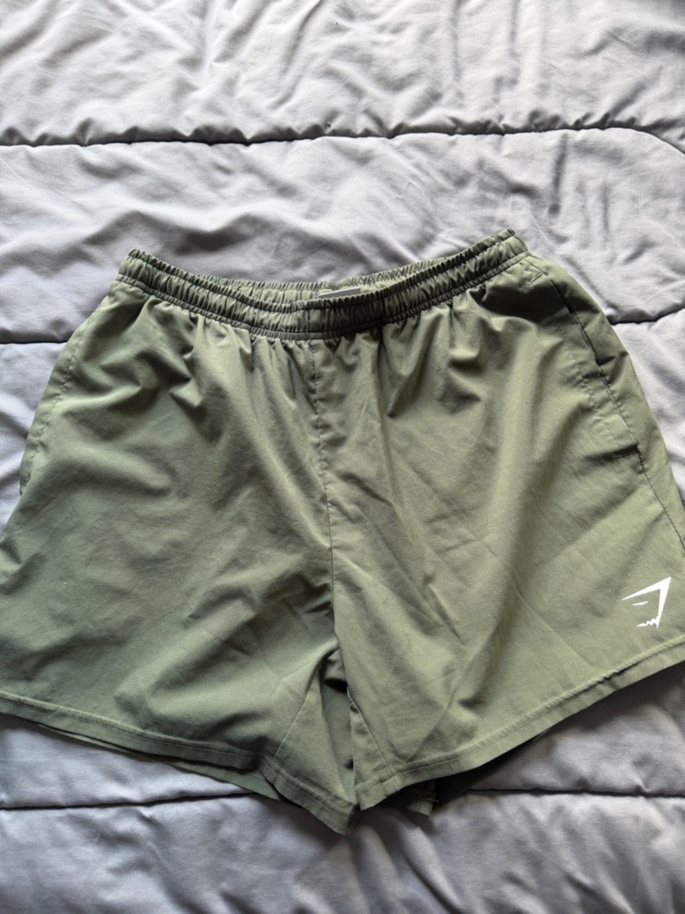 Gym Shorts - Olive Green Performance Men's Shorts